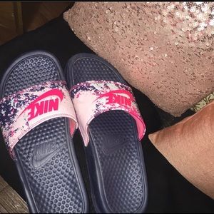 Nike slides for sale! Both pair are for sale.